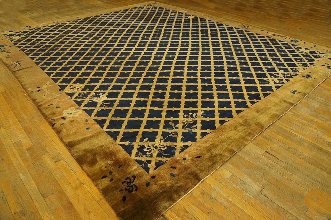 Antique Chinese Peking rug. Size: 12'0