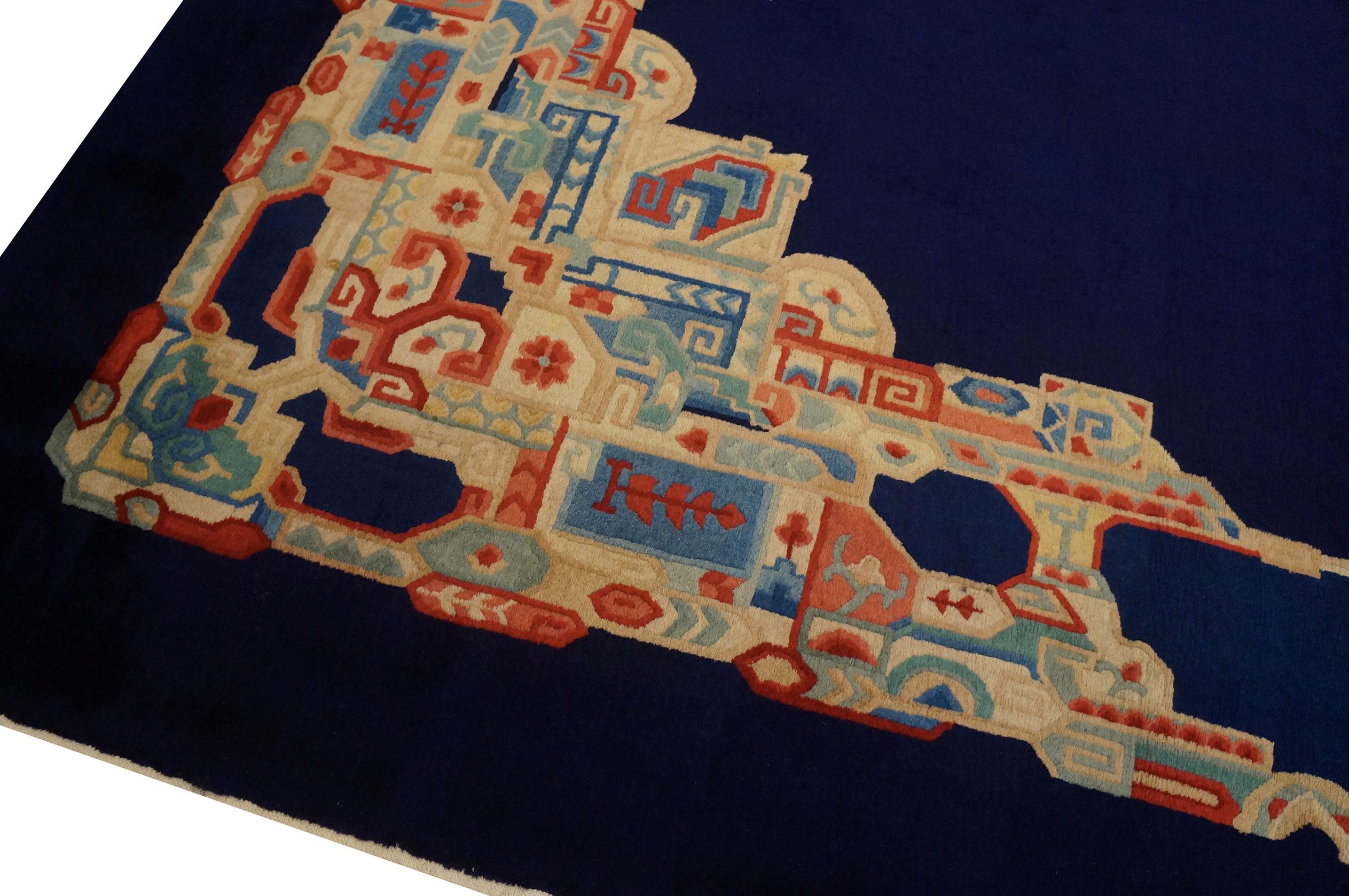 Early 20th Century Chinese Peking Carpet ( 12' x 14'9