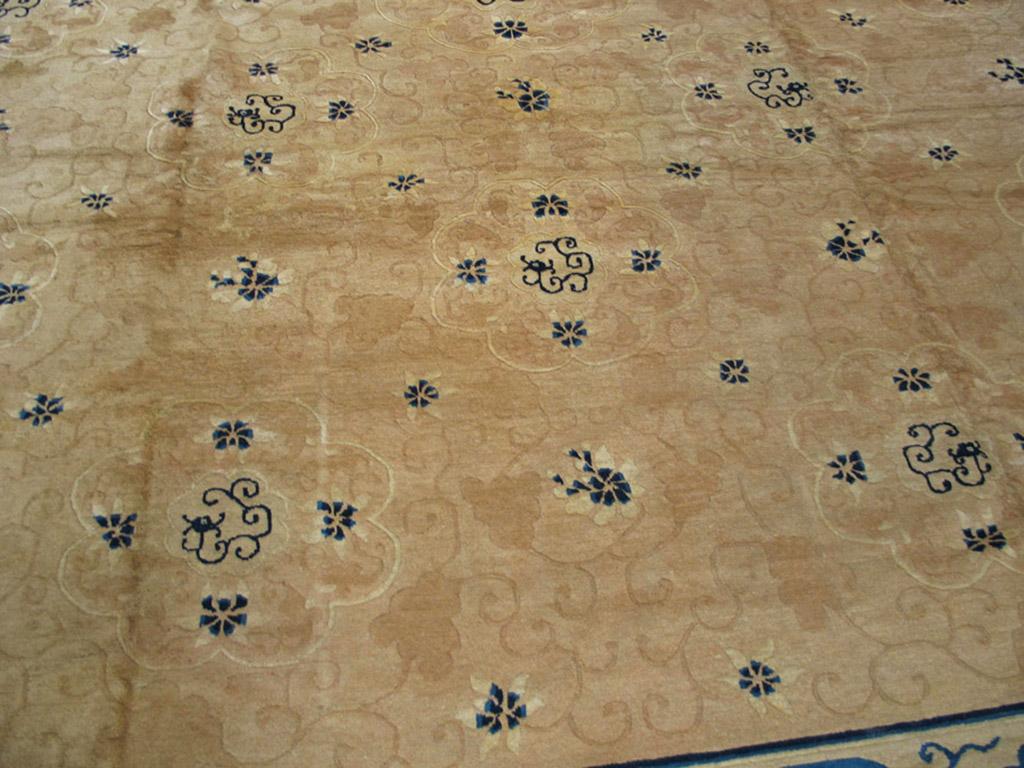 Late 19th Century Chinese Peking Carpet ( 12'2