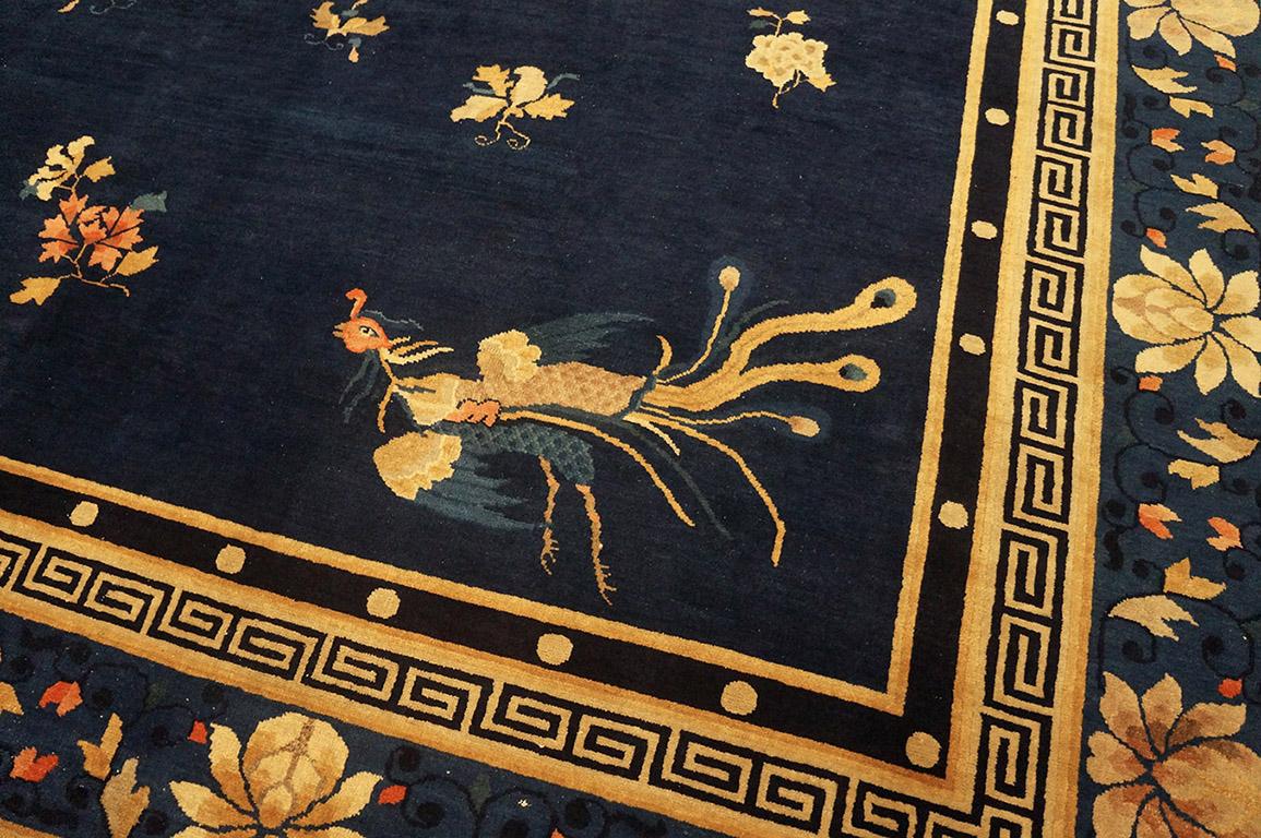 Antique Chinese Peking rug, size: 12'2