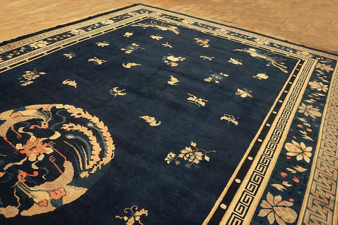 Late 19th Century Chinese Peking Carpet ( 12'2
