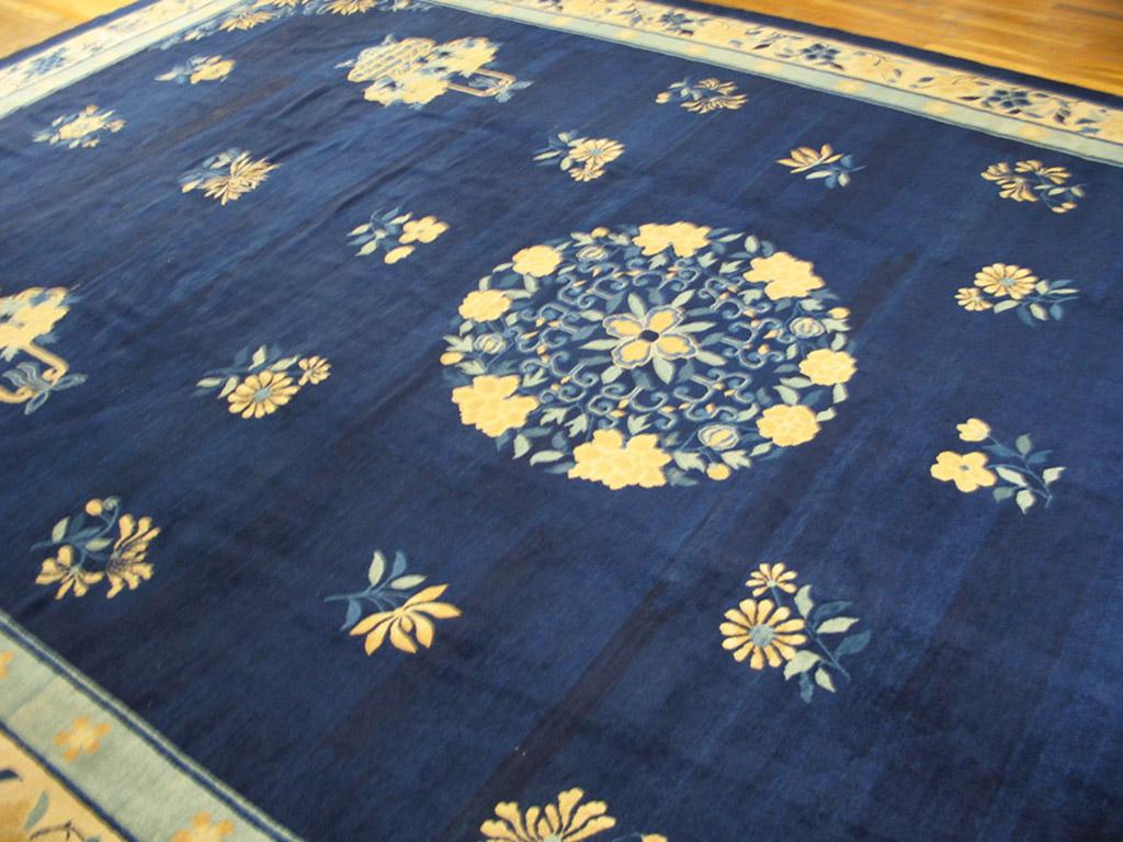 Antique Chinese Peking Rug In Good Condition In New York, NY