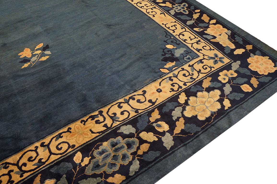 Wool Late 19th Century Chinese Peking Carpet ( 13' x 17'10'' - 396 x 544 ) For Sale