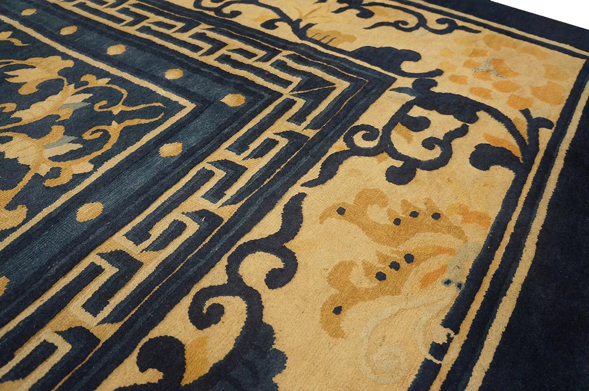 Antique Chinese Peking Rug 13' 9'' x15' 3'' For Sale 1