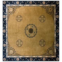 Tapis chinois Pékin ancien 13'4""" x 14'0""