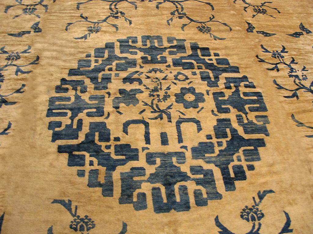 Antique Chinese Peking Carpet  1