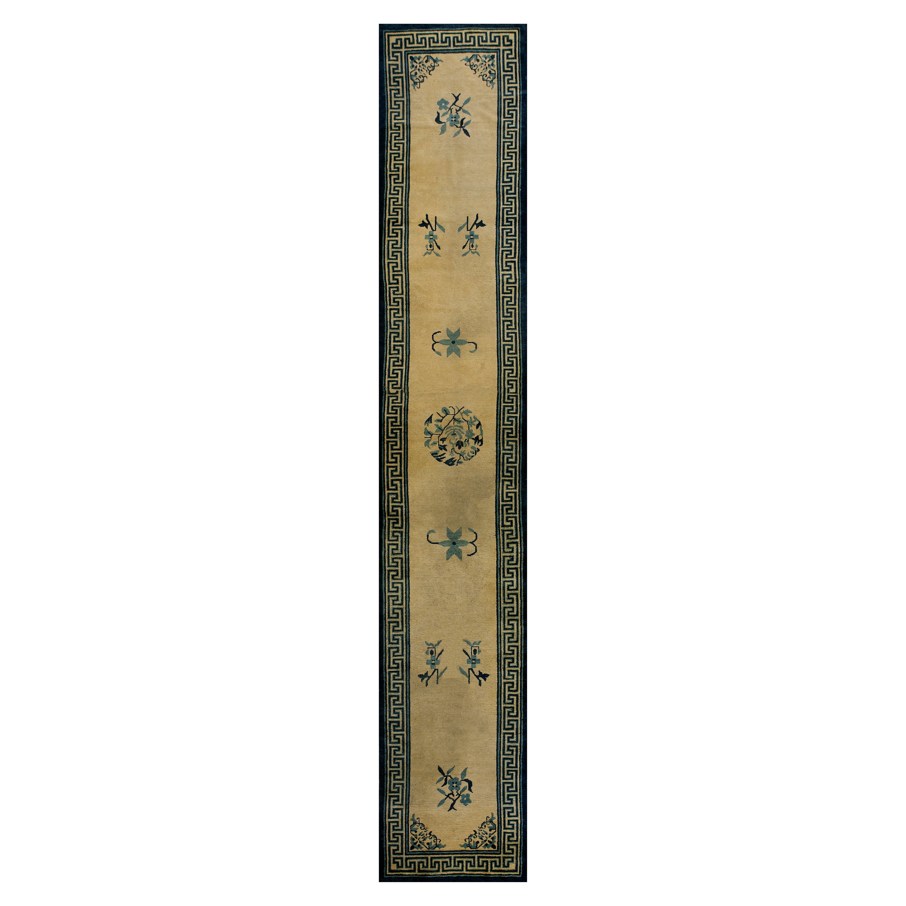 Antique Chinois de Pékin  Tapis 2' 3''x 13' 6''