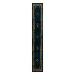 Tapis chinois ancien de Pékin d'antiquités - 2' 4'' x 14' 4''