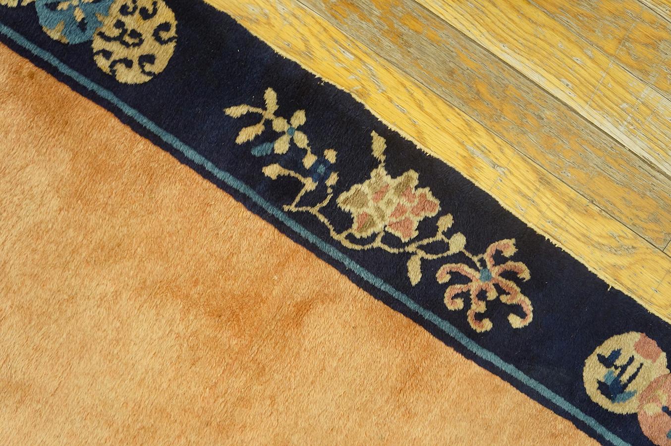 Early 20th Century Chinese Peking Carpet ( 2'4