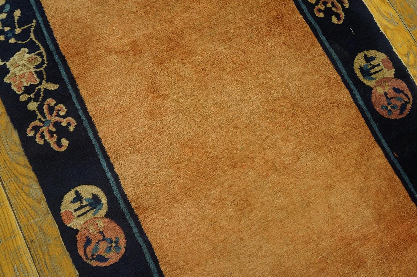 Early 20th Century Chinese Peking Carpet ( 2'4