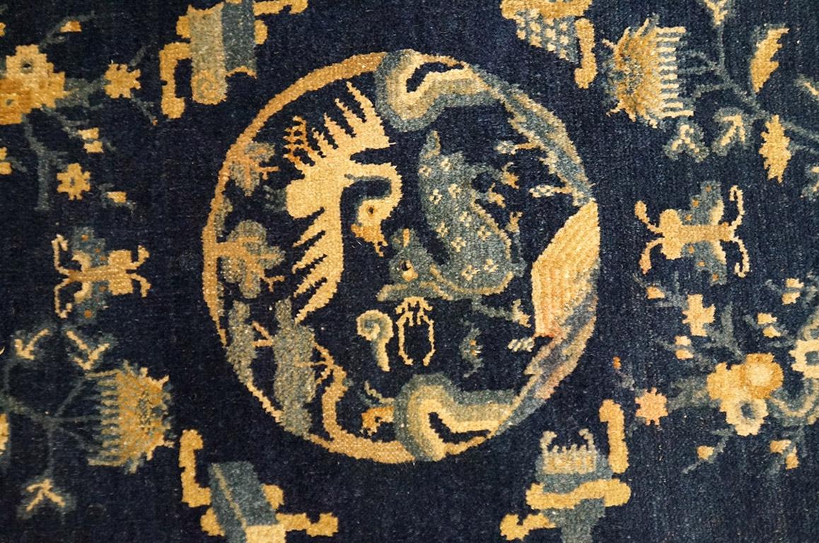 Wool Antique Chinese, Peking Rug For Sale