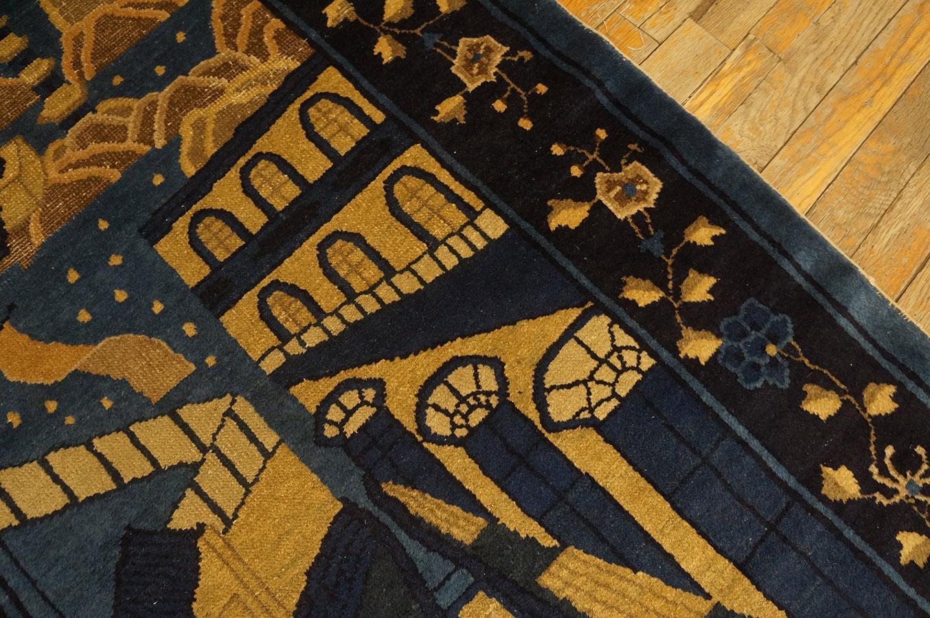 Tapis chinois de Pékin du début du 20e siècle ( 3'' x 4''9'''' - 92 x 145 ) en vente 1