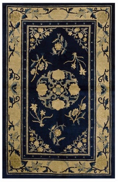 Tapis chinois de Pékin du début du 20ème siècle ( 3' x 4'10'' - 91 x 147 )