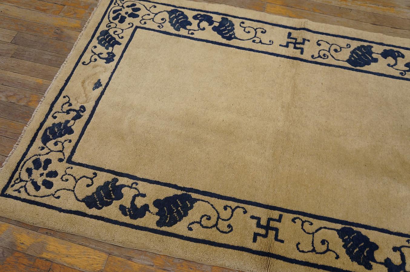 Early 20th Century Antique Chinese Peking Rug 3' 0''x 5' 0'' For Sale