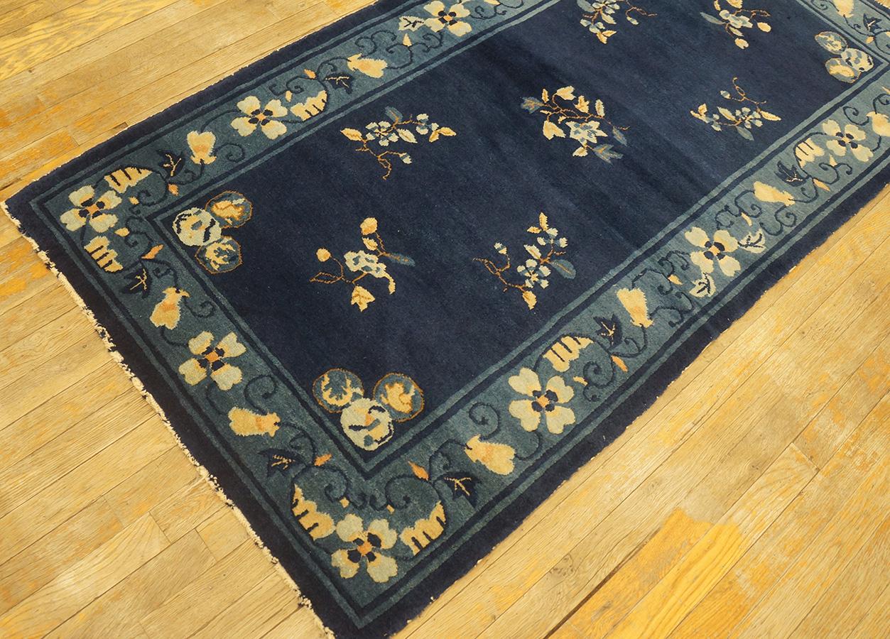 Early 20th Century Antique Chinese Peking Rug 3' 0''x 5' 10'' For Sale