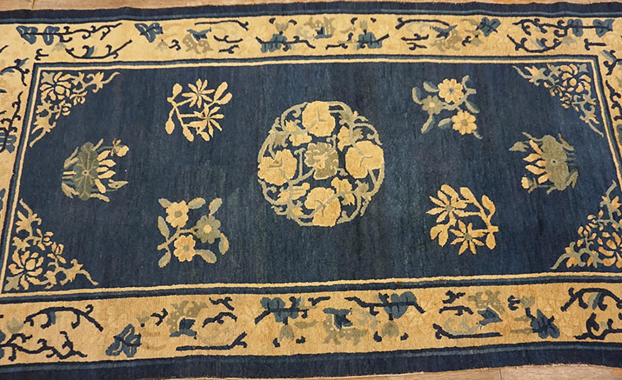Antique Chinese Peking Rug In Good Condition For Sale In New York, NY