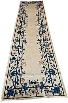 Antique Chinese Peking Rug 3' 2" x 11' 6"