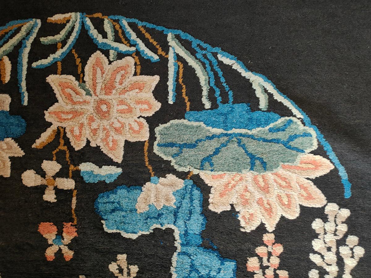 Wool Late 19th Century Chinese Peking Rug ( 3'6