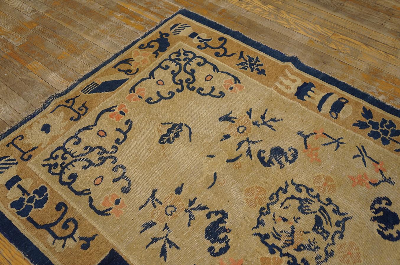 Tapis chinois de Pékin du début du 20ème siècle ( 4' x 6'8