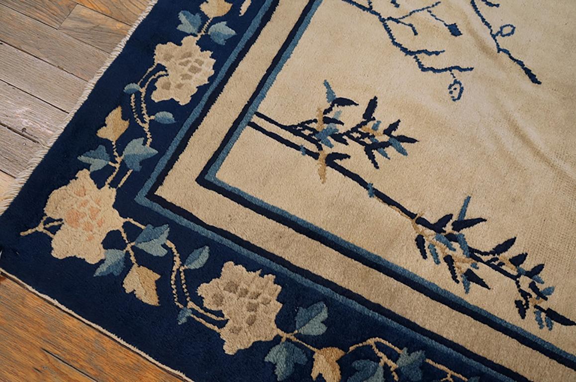 Antiker chinesischer, Peking-Teppich (Handgeknüpft) im Angebot