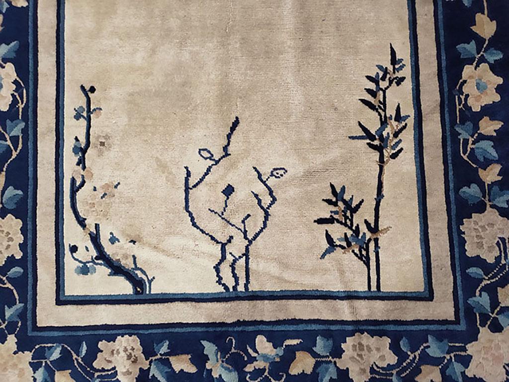 Antiker chinesischer, Peking-Teppich (Frühes 20. Jahrhundert) im Angebot