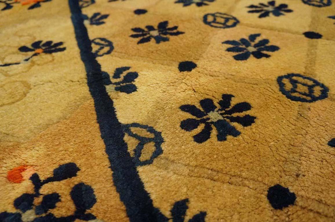 Early 20th Century Chinese Peking Carpet ( 4'3