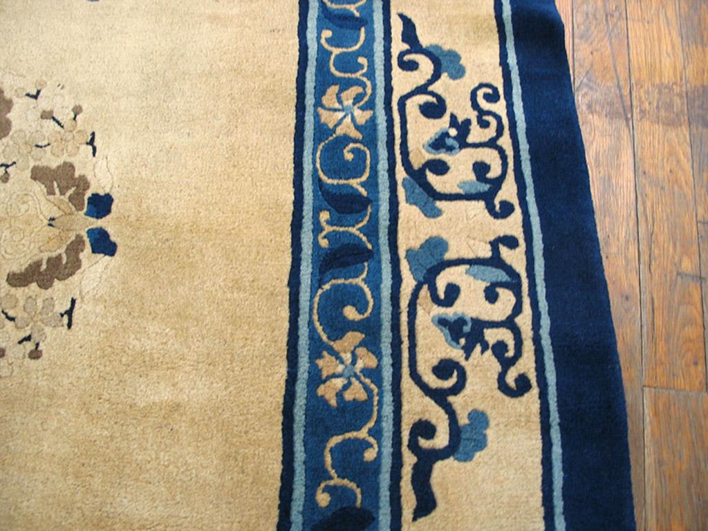 Early 20th Century Antique Chinese Peking Rug For Sale