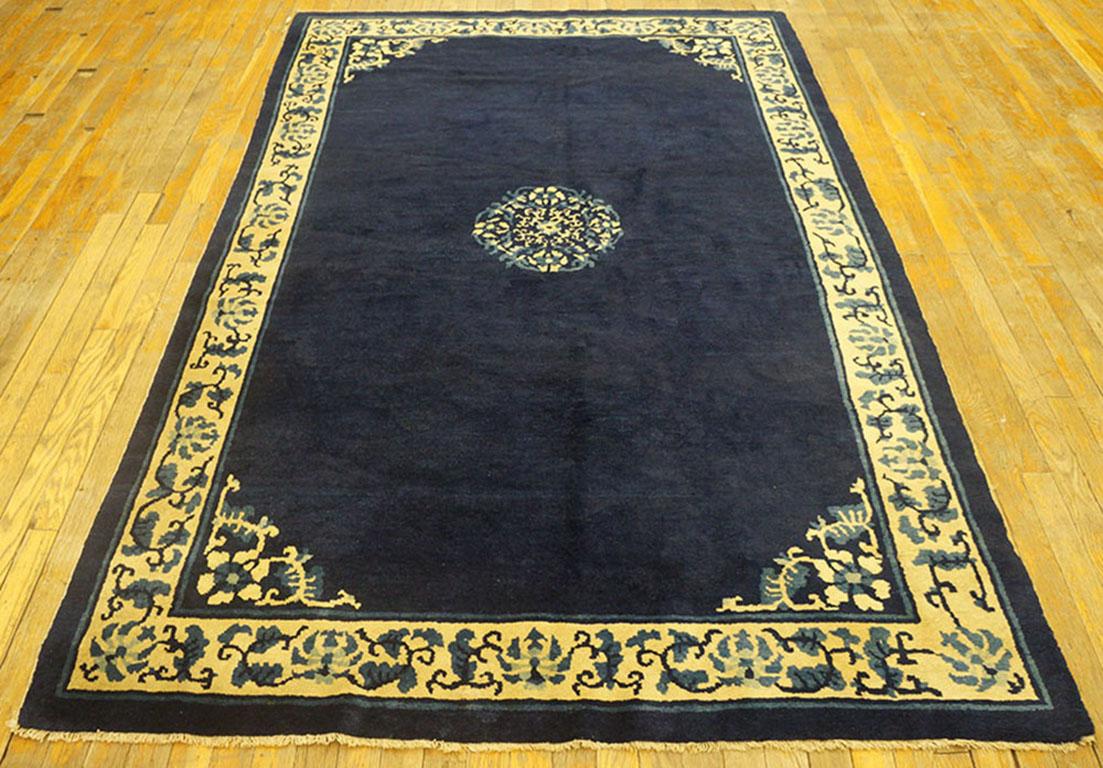 Antique  Chinois - Tapis de Pékin, Taille :  5' 0'' x 7' 6''