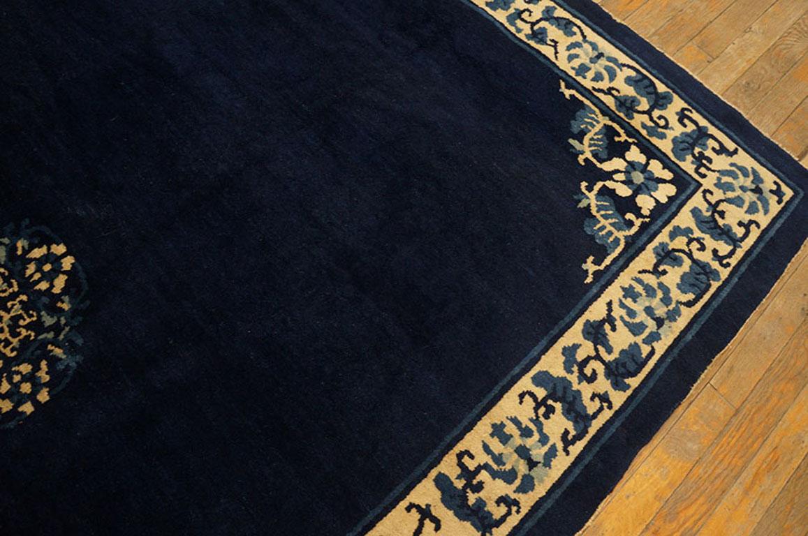 Noué à la main Antique  Tapis chinois Pékin  5' 0'' x 7' 6'' en vente