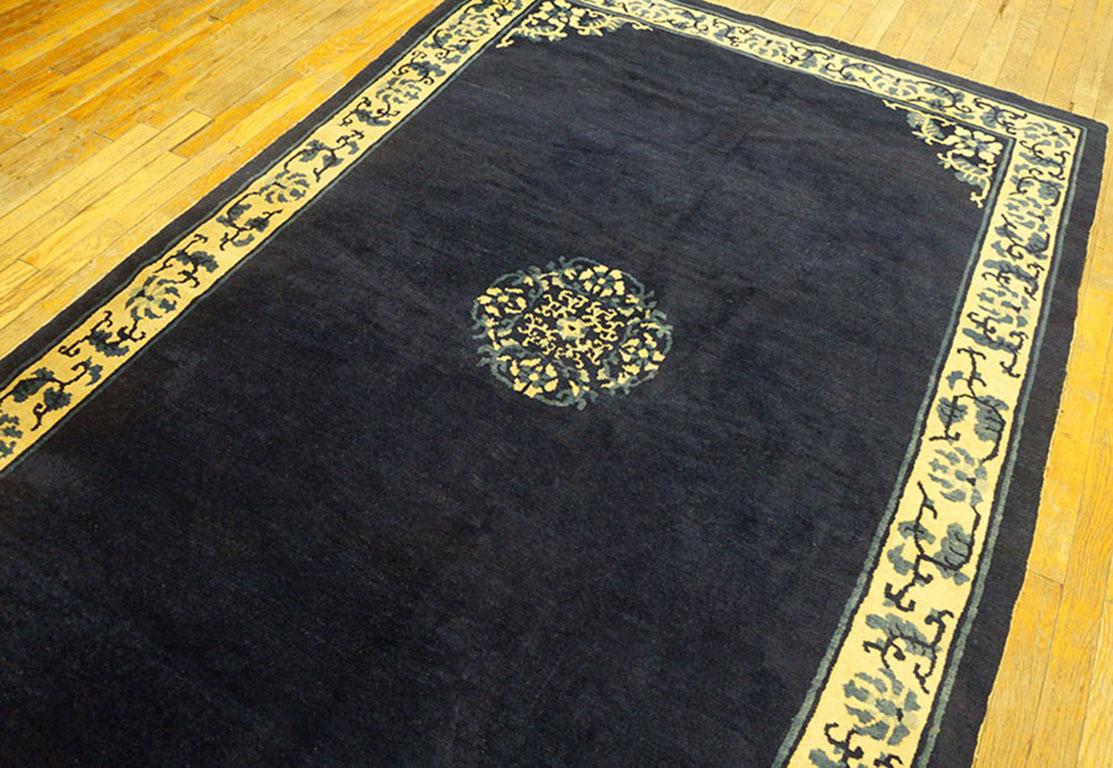 Antique  Tapis chinois Pékin  5' 0'' x 7' 6'' Bon état - En vente à New York, NY