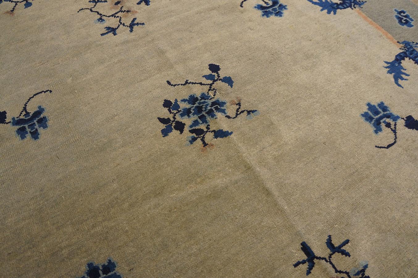 Wool Early 20th Century Chinese Peking Carpet ( 5' x 7'8