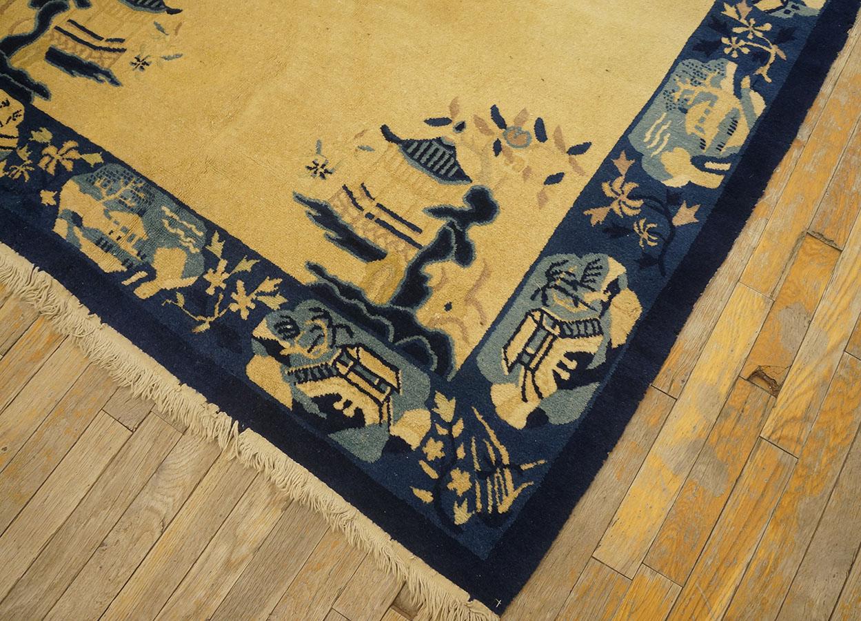 Chinois Tapis chinois de Pékin de la fin du XIXe siècle (5,5' x 7'10