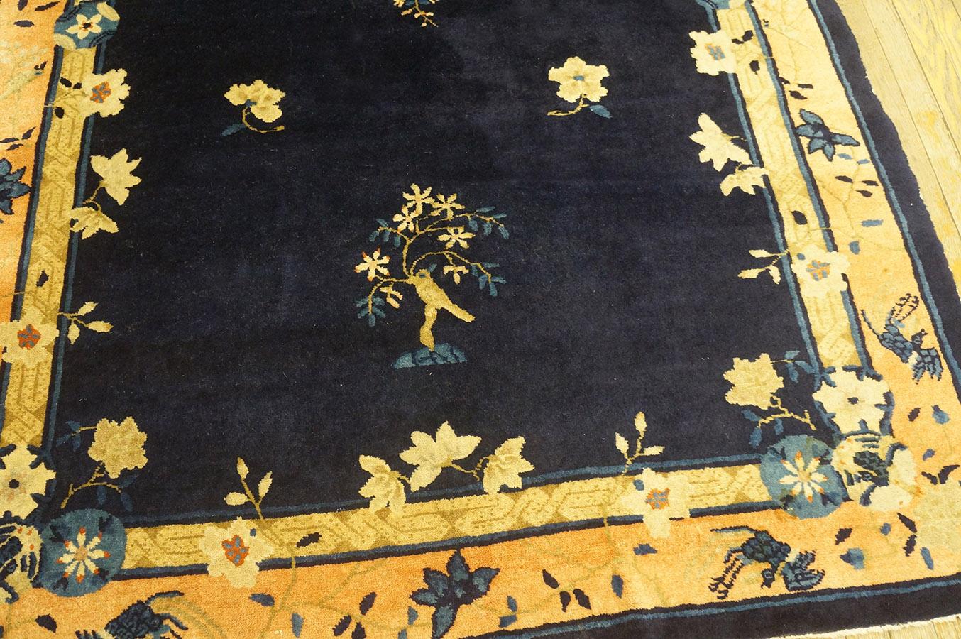 Early 20th Century Late 19th Century Chinese Peking Carpet (  5'1
