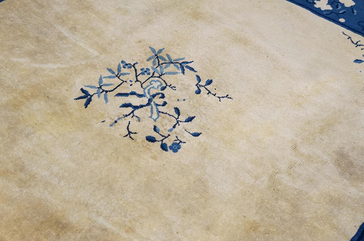 Noué à la main Tapis chinois ancien de Pékin de 1,80 m x 1,27 m en vente