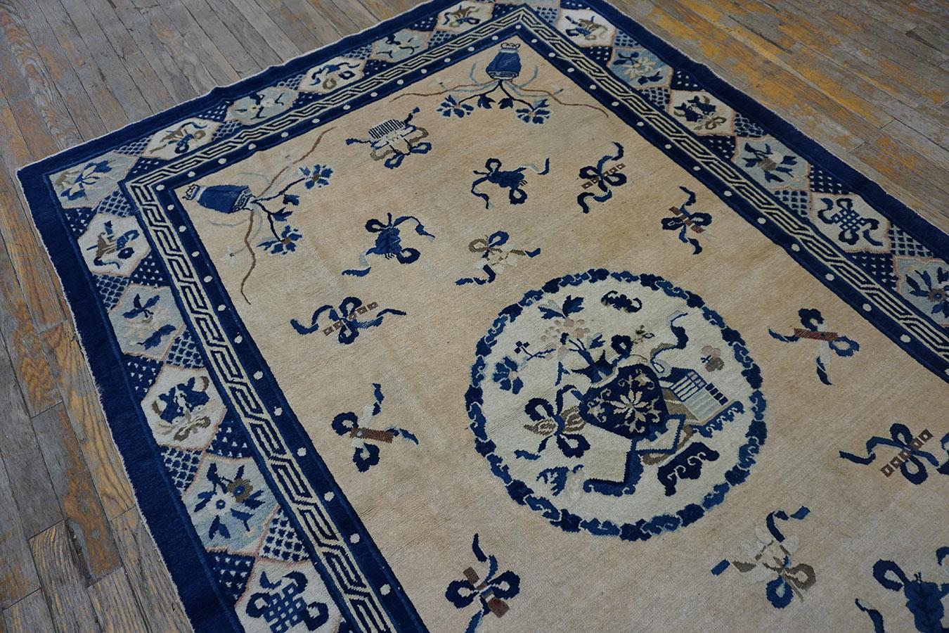 Tapis chinois de Pékin de la fin du 19ème siècle ( 5' x 7'10