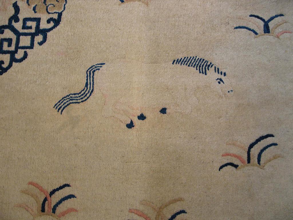 Early 20th Century Chinese Peking Carpet ( 5'2