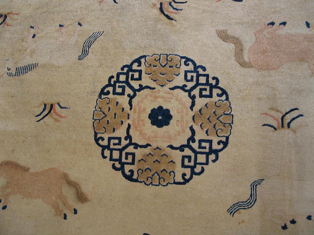 Chinesischer Peking-Teppich des frühen 20. Jahrhunderts ( 5'2