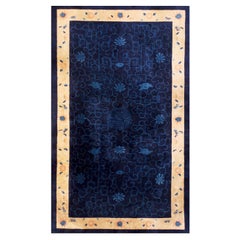 Antiker chinesischer Peking-Teppich 5'2"x 8'8"