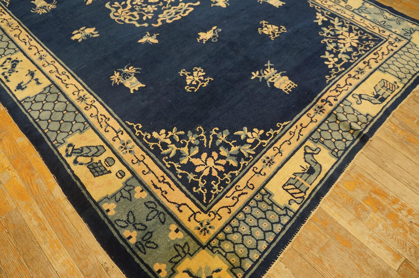 Early 20th Century Antique Chinese Peking Rug 6' 0