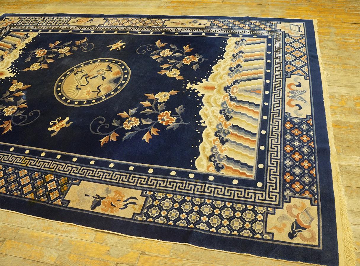 Early 20th Century 1920s Chinese Peking Carpet ( 6' 1'' x 9' - 185 x 275 cm ) For Sale