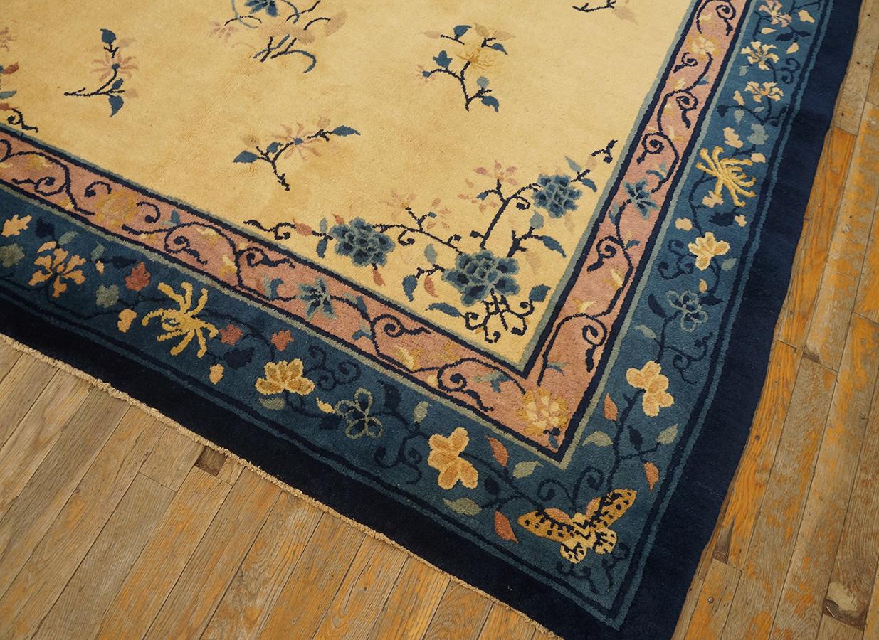 Antique Chinese Peking Rug 6' 2'' x 8' 10'' For Sale 7
