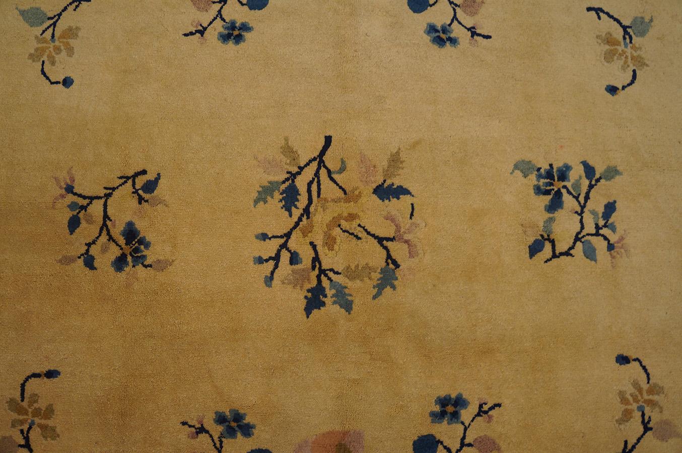 Antiker chinesischer Peking-Teppich 6' 2'' x 8' 10'' (Wolle) im Angebot