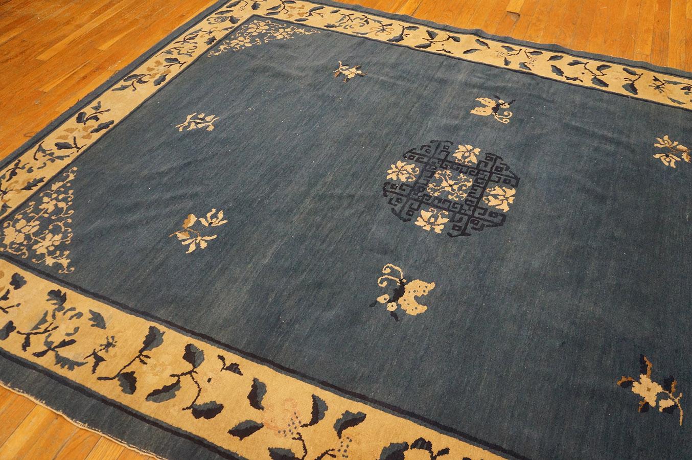 Chinesischer Peking-Teppich des frühen 20. Jahrhunderts ( 6'3'' x 8'4'' - 190 x 255) (Wolle) im Angebot