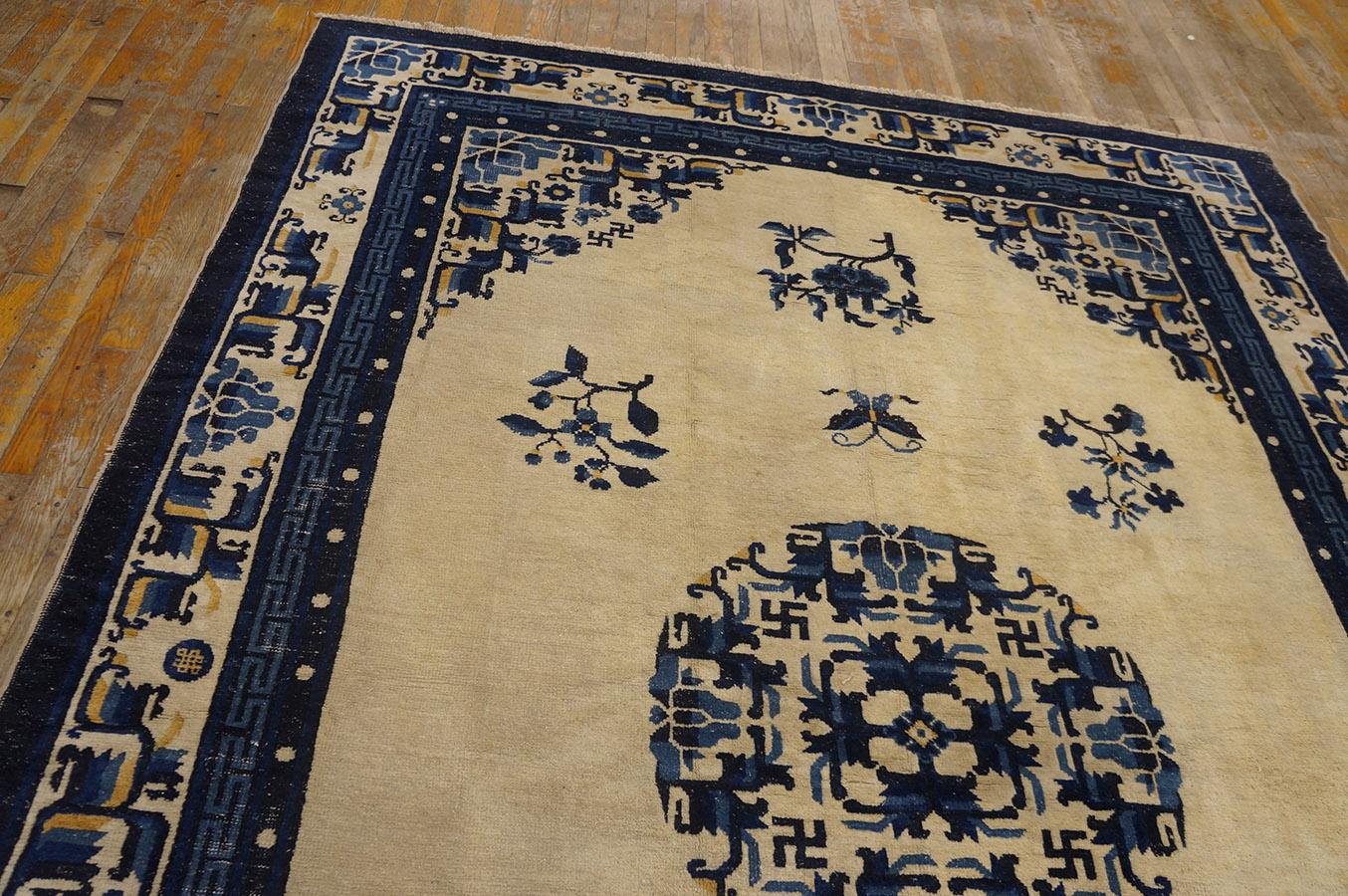 Chinesischer ( mongolischer) Peking-Teppich des frühen 20. Jahrhunderts (6''5 x 9''195 x275) im Angebot 3