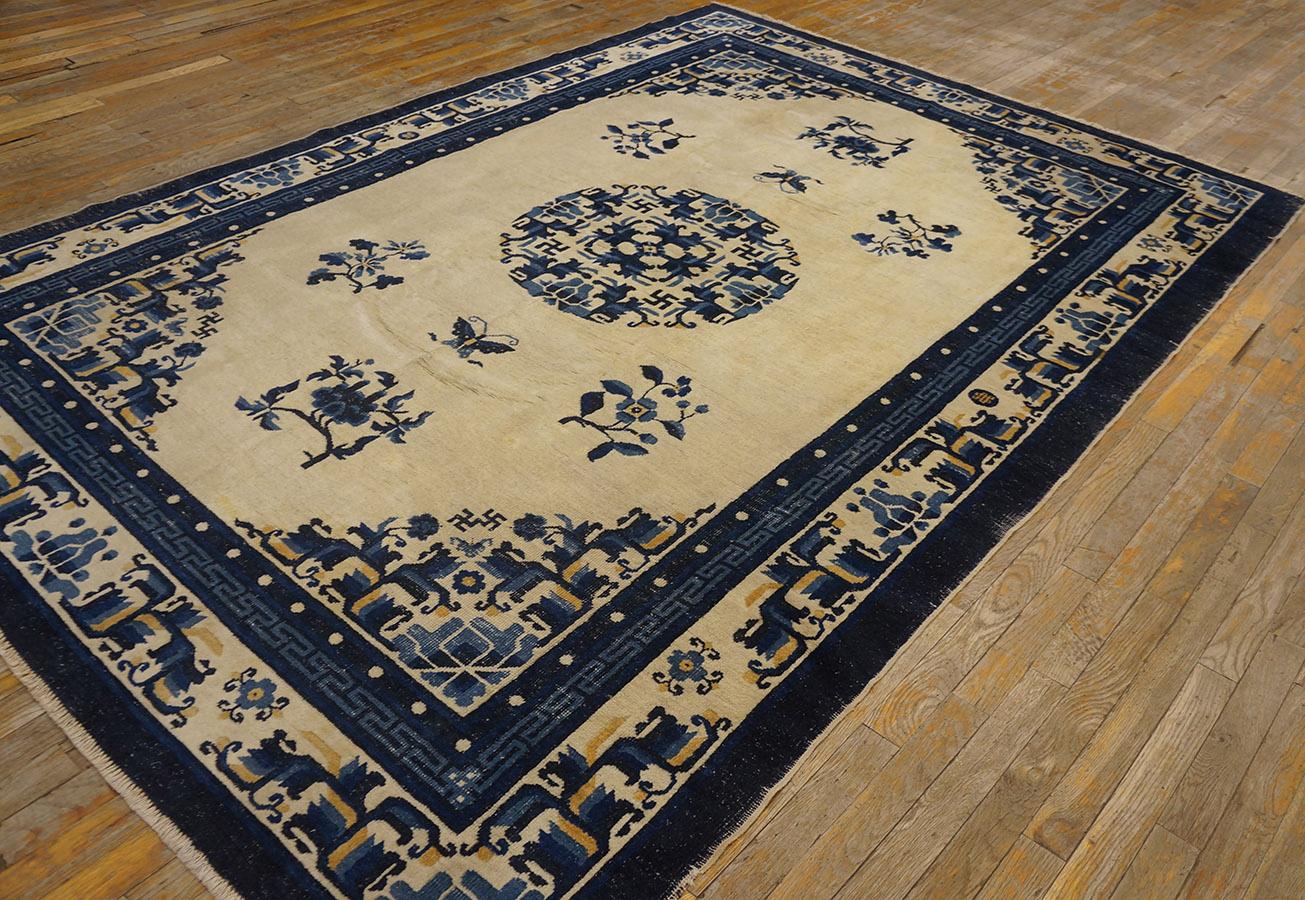 Chinesischer ( mongolischer) Peking-Teppich des frühen 20. Jahrhunderts (6''5 x 9''195 x275) im Angebot 4