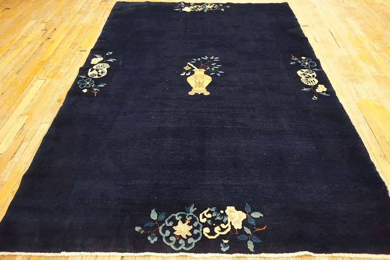 Wool Antique Chinese Peking Rug 6'0