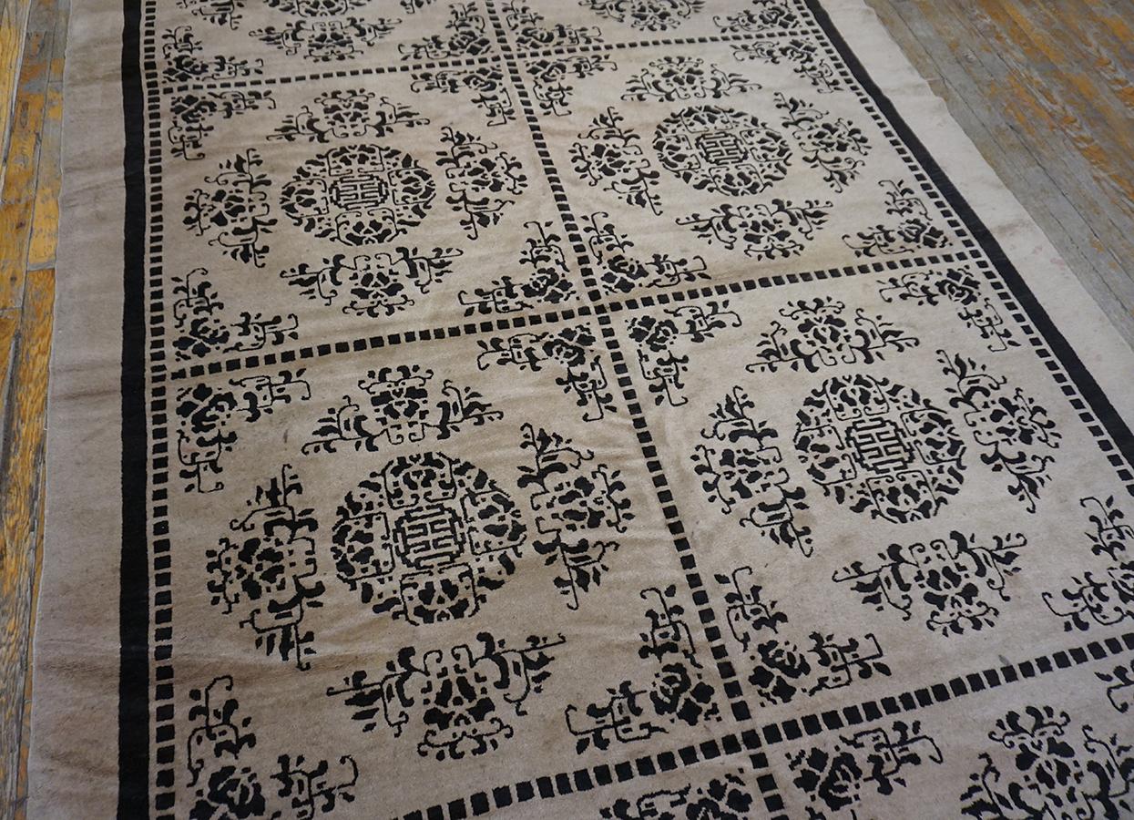 Late 19th Century Chinese Peking Carpet (  6' x 10'7
