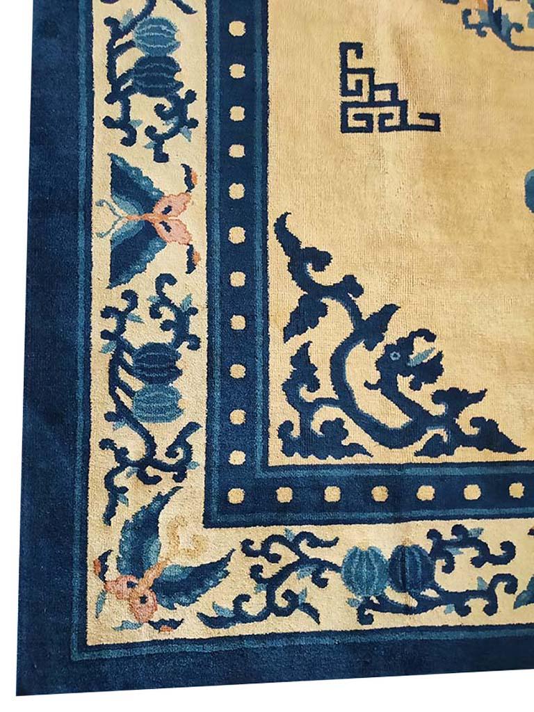 Hand-Knotted Antique Chinese, Peking Rug 6' 0