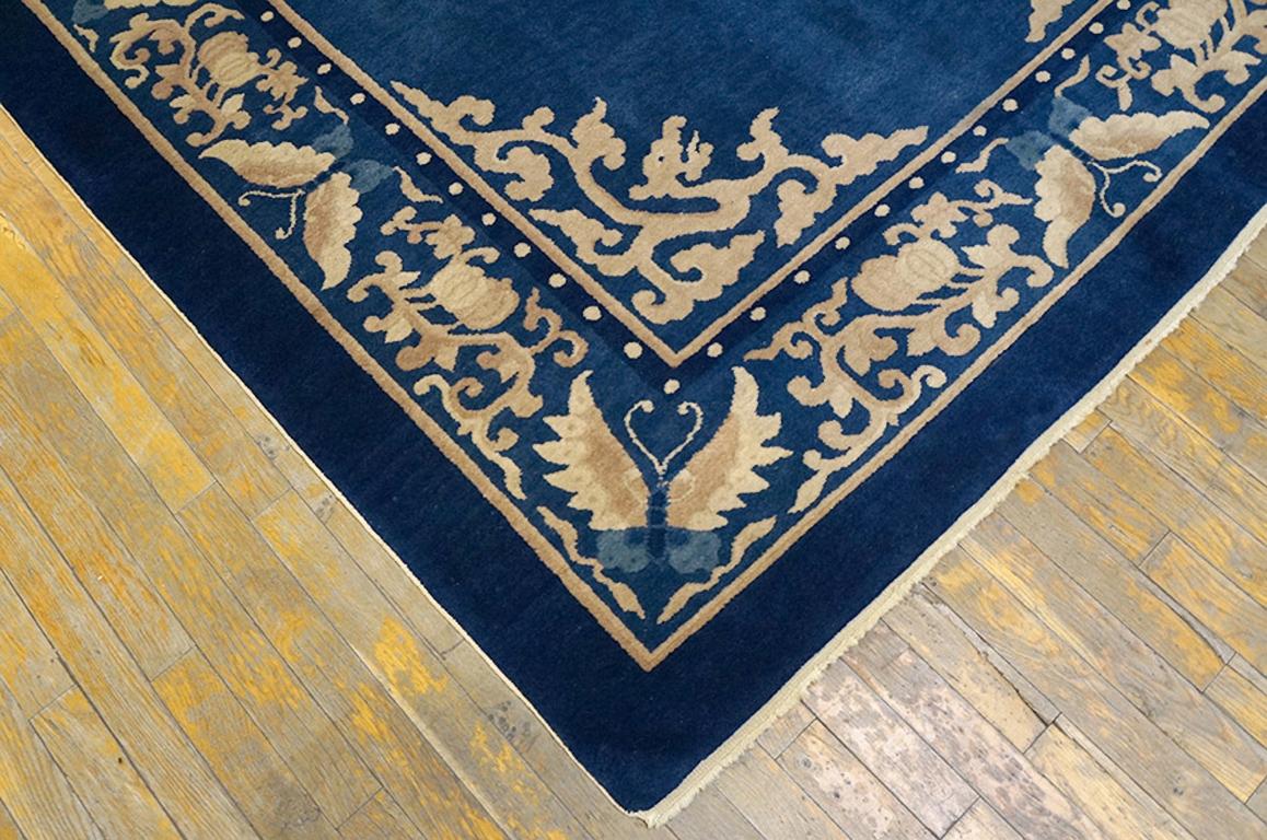 Hand-Knotted Antique Chinese Peking Rug 6' 0