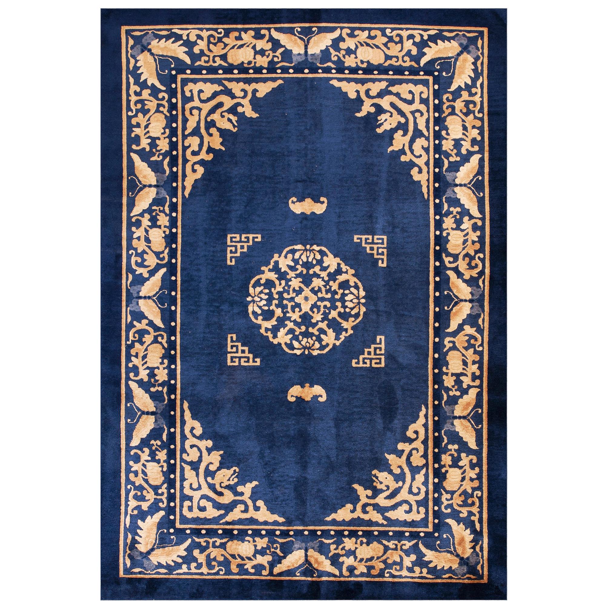 Tapis chinois ancien de Pékin d'antiquités de 1,80 m x 2 m